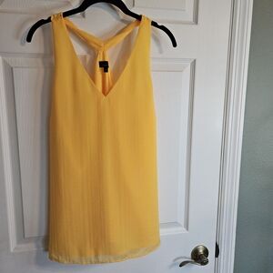 Talbots Yellow Sleeveless Blouse